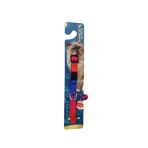 Eurocat Gökkuşağı Renkli Çıngıraklı Kedi Boyun Tasması 10 Mm 28 Cm