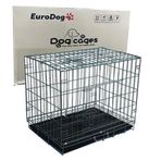 Eurodog 107x70x77 Siyah Dövme Köpek Kafesi