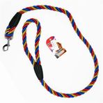 Eurodog 18 mm 120 cm Sarı Kırmızı Mavi Köpek Uzatma Tasması