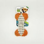 Eurodog 18x12 cm Renkli Peluş Kemik Köpek Oyuncağı