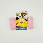 Eurodog 19,5x11 cm Pembe Örgü Peluş Kemik Köpek Oyuncağı