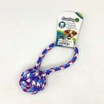 Eurodog 35 cm Mor Mavi Beyaz Tek Halka Tek Topuz Diş Kaşıma Oyuncağı