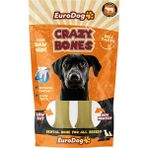 EuroDog Crazy Bone Pres 10 cm 100 gr Kemik Köpek Ödül Maması