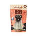 Eurodog Crazy Bone Sütlü Burgu Kemik 12 cm 20'li Çubuk Köpek Ödülü
