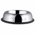 Eurodog Desenli Oval Metal 8 Oz 12 cm Kedi ve Küçük Irk Köpek Mama Su Kabı