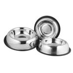 Eurodog Küçük Irk Köpekler İçin Paslanmaz Çelik 15,5 cm 470 ml Mama ve Su Kabı