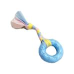 EuroDog Puppy Mavi 16 cm Ufak Halka Diş Kaşıma Köpek Oyuncağı