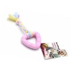 Eurodog Puppy Toys Pembe Üçgen Diş Kaşıma Köpek Oyuncağı