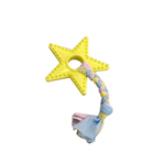EuroDog Puppy Toys Sarı 18 cm Yıldız Diş Kaşıma Köpek Oyuncağı
