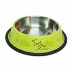 Eurodog Renkli Figürlü 8 oz 12 cm Kedi Köpek Mama Su Kabı