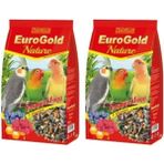 EuroGold Ballı ve Meyveli Paraket Kuş Yemi, 750 Gr 2li paket