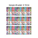 EuroGold Creamy Cat Mix Karışık Krema Sıvı Kedi Ödül Maması 45 Adet X 15 GR