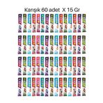 EuroGold Creamy Cat Mix Karışık Krema Sıvı Kedi Ödül Maması 60 Adet X 15 GR