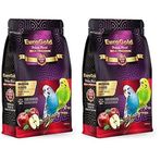 EuroGold Deluxe Blend Gerçek Elmalı Premium Muhabbet Kuşu Yemi, 1 Kg 2li paket