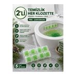 EUROLUXE Klozet Blok Çam Kokusu Tuvalet Temizleyici Askılı Hijyen Sağlayan Kireç Karşıtı Etkili Parfüm