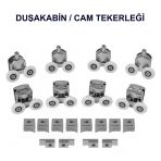 Euromix Duşa Kabin Tekerlek Seti 4+4