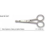 Europe Aplike ve Nakış Makası Kıvrık Küt Uçlu No:4 10,16 cm - Renkli