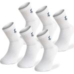 Eurosport Unisex Tenis Çorabı 6 'li Paket - 35 - 38 - Beyaz