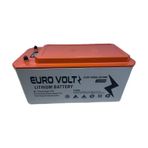 Eurovolt 12.8V 220AH Lityum Demir Fostat(Lifepo4)Akü