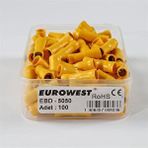 Eurowest 4,00-6,00mm Dişi Terminaller İzoleli Kablo Ucu ( 1 Kutu 100 Adet ) Sarı