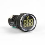 Eurowest EW16-22LV-B 22 mm 24 - 550 V Beyaz LED Voltmetre