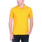 Euwue Dijital Elit Erkek Polo Yaka Sarı Tişört - 7XL