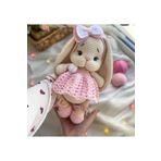 ev atölyem Amigurumi uzun kulaklı tombik tavşan