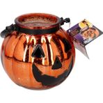 Ev Dekorasyon Cadılar bayramı cam kabak 15,5 x 14 cm