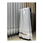 Ev Depo Home Taç Aplik Örme Seyrek Pile Tül Perde Tek Kanat TRVAPLIK114802SYRK, Beyaz, 100 x 250