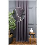 Ev Depo Home Taç Koyu Gri Düz Renk 1/2 5 Normal Pileli Fon Perde Normal Pile Tek Kanat EVDADAKYGRI002, Koyu Gri, 280 x 250