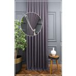Ev Depo Home Taç Koyu Gri Düz Renk Pileli Soft Fon Perde 1/2 Seyrek Pile Tek Kanat TACPTKFONPERDE003, Koyu Gri, 50 x 250