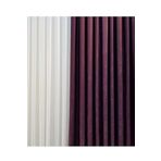 Ev Depo Home Taç Mor Düz Renk 1/2 5 Normal Pileli Soft Fon Perde Normal Pile Tek Kanat EVDADA14952MOR002, Mor, 80 x 260