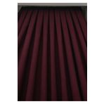 Ev Depo Home Taç Petek Dokulu Bordo Düz Renk Pilesiz Soft Fon Perde Ekstraforlu Düz Dikim Tek Kanat EVDADABRD3004, Bordo, 80 x 270