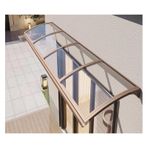 Ev için Kapı Kanopisi Çok Yönlü Pencere ve Kapı Tente Obje Düşmeye Dayanıklı Güvenli ve Güvenilir Çeşitli Dış Mekan Senaryoları için İdeal (100 * 120 cm/39,4 * 47 inç)