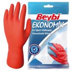 Ev İşleri Eldiveni, Kırmızı, Lateks, No:7-7.5 Small/Küçük