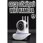 Ev Kamerası Wifi Kamerası Video Kayıt Çift Yönlü Hareket Sensörü Bebek