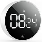 Ev Mutfak Manyetik Zamanlayıcı LED Sesli Dijital Yemek Ders Geri Sayım Mıknatıslı Mini Kronometre
