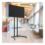 Ev Tipi Salon,Oturma Odası,Balkon ve Mutfak için Sabit Ayaklı Metal TV Standı 40"inç-75"inç