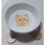 EVA 15 cm Ayaklı Seramik Köpek Mama Kabı