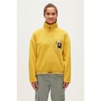 Eva Half-Zip Cider Sarı Yarım Fermuarlu Kadın Polar Sweatshirt
