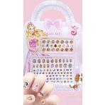 Eva Rose Prenses 120'li Çocuk Takma Tırnak Sticker Çocuklar Için Takma Tırnak Ve Sticker Küpe Seti 1 Adet