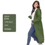 Eva Trend Unisex Siyah Yağmurlık Haki Standart