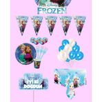 Evabrite Frozen Elsa 16 Kişilik Konuşma Balonlu Set Doğum Günü Parti Seti Malzemeleri