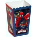 Evabrite Örümcek Adam Spiderman Temalı Karton Popcorn Mısır Kutusu 8 Li - Doğum Günü Parti Seti Malzemeleri