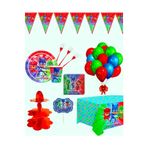 Evabrite Pijamaskeliler 16 Kişilik Doğum Günü Parti Malzemeleri Seti | PJ MASKS Konsept Parti Süsü
