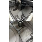 Evacars Hyundai I20 2008-2013 Yeni Nesil Eva Oto Paspas Takımı Metal Topukluk-Logo - Siyah