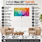 EVAİO Evaio Neo Full Hd 32" 82 Ekran Android Smart Taşınabilir LED Tv - DOKUNMATİK TAŞINABİLİR