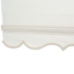 Evaks Basic V-2 Plise Zebra Desenli 100x200 cm Krem Stor Perde