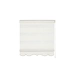 Evaks Basic V-2 Plise Zebra Desenli 80x200 cm Krem Stor Perde