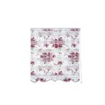 Evaks Baskılı Çiçekli Zebra Desenli L8308-02 80x200 cm Fuşya Stor Perde